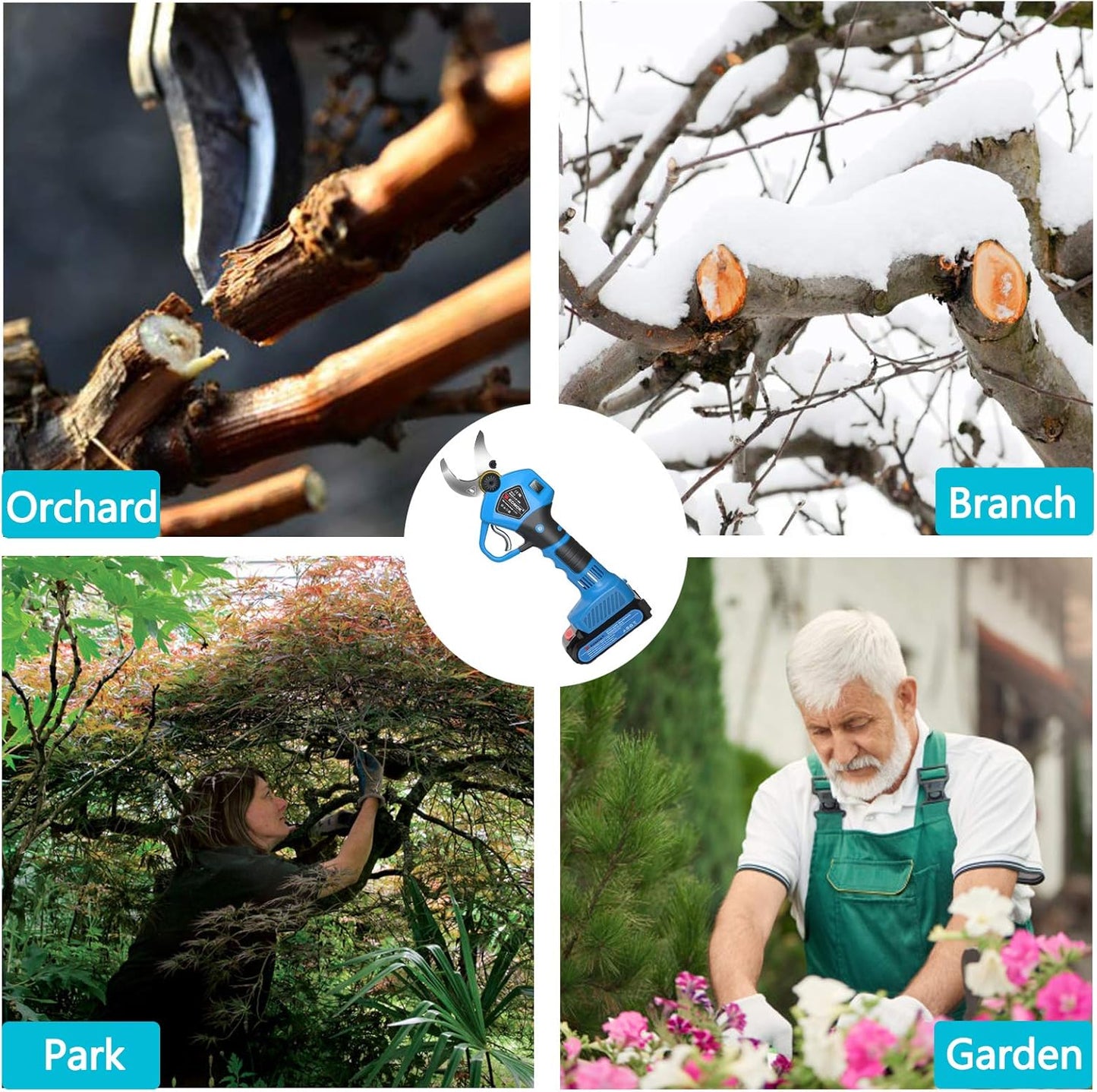 (¡¡¡40% DE DESCUENTO !!! Promoción de Navidad) Tijeras de ramas eléctricas: facilite tu trabajo de jardinería